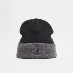 Kangol Acrylic Pull On Black/Dark Flannel