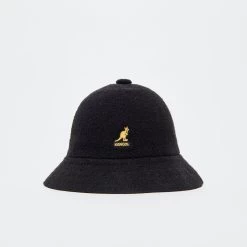 Kangol Bermuda Casual Hat (Black / Gold)