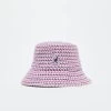 Kangol Maze Jacquard Bucket (White)