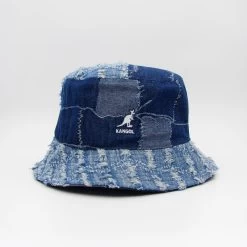 Kangol Denim Mashup Bucket Medium Blue