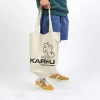 Karhu Trampas Bear Tote Bag Lily White / Black