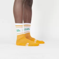 Milk Milson Socks Made In France - Orange/Green -Boutique de chaussures de sport de plein air Milk Milson Socks Made in France Green Orange 5 4ab39ae3 494c 43a1 93c1 193728e98504