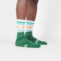 Milk Milson Socks Made In France - Green/Orange -Boutique de chaussures de sport de plein air Milk Milson Socks Made inFrance Green Orange 1