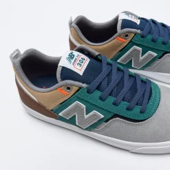 New Balance Numeric - NM 306 Fif Jamie Foy (Gray/Teal) -Boutique de chaussures de sport de plein air New Balance Numeric NM 306 FIF Jamie Foy Grey Teal 8