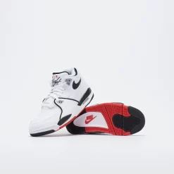 Nike - Air Flight 89 (White/Black) -Boutique de chaussures de sport de plein air Nike Air Flight 89 White Black 3