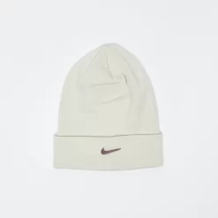 Nike - Beanie Cuffed Swoosh (Light Bone/Gunmetal)