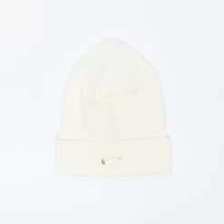 Nike - NSW Beanie Cuffed Swoosh (Sail / Metallic Gold)