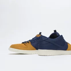 Nike SB - Dunk Low Pro Premium (Midnight Navy/Desert Orchre) -Boutique de chaussures de sport de plein air Nike SB Dunk Low Pro Premium Midnight Navy Desert Orchre 6