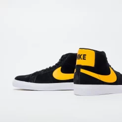 Nike SB Zoom Blazer Mid - Black / University Gold -Boutique de chaussures de sport de plein air Nike SB Zoom Blazer Mid Black University Gold 864349 009 4