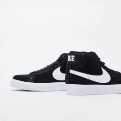 Nike SB Zoom Blazer Mid -Boutique de chaussures de sport de plein air Nike SB Zoom Blazer Mid Black White 864349 002 5