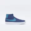 Nike SB - Zoom Blazer Mid (Midnight Navy/Noise Aqua)