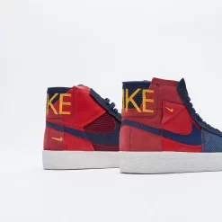 Nike SB - Zoom Blazer Mid Premium (University Red/Midnight Navy) -Boutique de chaussures de sport de plein air Nike SB Zoom Blazer Mid Premium University Red Midnight Navy 5