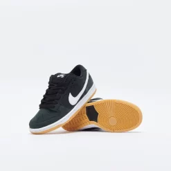 Nike SB - Dunk Low Pro ISO (Black/White) -Boutique de chaussures de sport de plein air NikeSB Dunk Low Pro ISO Black White 3