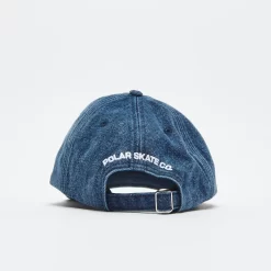 Casquette Polar Skate Co - Denim (Dark Blue) -Boutique de chaussures de sport de plein air Polar Skate Co Denim Cap dark blue 3