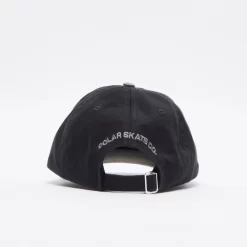Polar Skate Co - Duo Stroke Logo Cap (Black/Army Green) -Boutique de chaussures de sport de plein air Polar Skate Co Duo Stroke Logo Cap Black Army Green 3