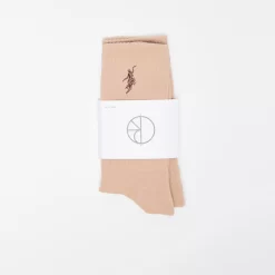 Polar Skate Co - No Comply Socks (Sand Brown)