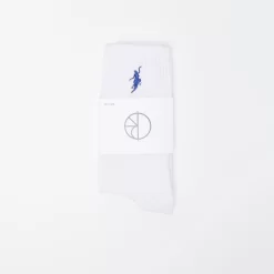 Polar Skate Co - No Comply Socks (White/Blue)