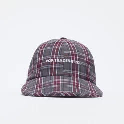 Pop Trading Company - Checked Flexfoam Sixpanel Hat (Grey Check)