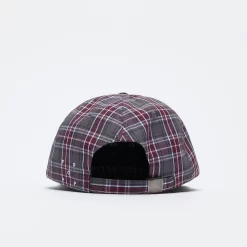 Pop Trading Company - Checked Flexfoam Sixpanel Hat (Grey Check) -Boutique de chaussures de sport de plein air Pop Trading Company Checked Flexfoam Sixpanel Hat Grey Check 3