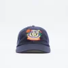 Pop Trading Company - Floral Crest Sixpanel Hat (Navy Wool)