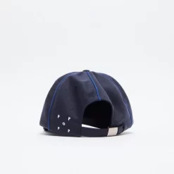 Pop Trading Company - Floral Crest Sixpanel Hat (Navy Wool) -Boutique de chaussures de sport de plein air Pop Trading Company Floral Crest Sixpanel Hat Navy Wool 3