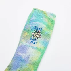 Real Bad Man Delic Sun Tie Dye Embroidered Socks -Boutique de chaussures de sport de plein air Real Bad Man Delic Sun Tie Dye Embroidered Socks 4