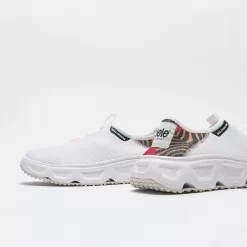 Salomon - Relax Moc 6.0 X Ciele (White/Virtual Orange/Virtual Pink) -Boutique de chaussures de sport de plein air Salomon Relax Moc 6.0 x Ciele White Virtual Orange Virtual Pink 5