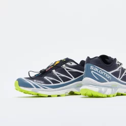Salomon Solomon - Xt -6 GTX (Night Sky/China Blue/Lime) -Boutique de chaussures de sport de plein air Salomon XT 6 GTX Night Sky China Blue Lime 5