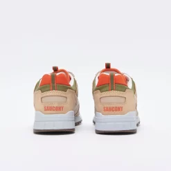 Saucony - Shadow 5000 Outdoor (Khaki/Orange) -Boutique de chaussures de sport de plein air Saucony Shadow 5000 Outdoor Khaki Orange 4