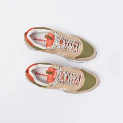 Saucony - Shadow 5000 Outdoor (Khaki/Orange) -Boutique de chaussures de sport de plein air Saucony Shadow 5000 Outdoor Khaki Orange 7