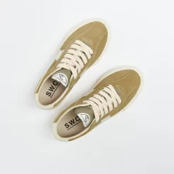 Stepney Workers Club - Many S -Strike Suede (Moss/Ecru) -Boutique de chaussures de sport de plein air Stepney Workers Club Dellow S Strike Suede Moss Ecru 6