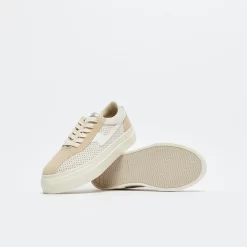 Stepney Workers Club - Dellow S-Strike Track Suede Perf (Ecru/White) -Boutique de chaussures de sport de plein air Stepney Workers Club Dellow S Strike Track Suede Perf Ecru White 3