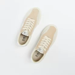 Stepney Workers Club - Dellow S-Strike Track Suede Perf (Ecru/White) -Boutique de chaussures de sport de plein air Stepney Workers Club Dellow S Strike Track Suede Perf Ecru White 7