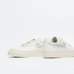 Stepney Workers Club - Pearl S-Strike Leather (White/Putty) -Boutique de chaussures de sport de plein air Stepney Workers Club Pearl S Strike Leather White Putty 5