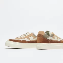 Stepney Workers Club - Pearl S-Strike Suede Mix (Bark) -Boutique de chaussures de sport de plein air Stepney Workers Club Pearl S Strike Suede Mix Bark 5