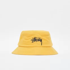 Stussy StĂĽssy - Big Stock Bucket Hat (Mustard)