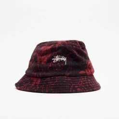 Stussy Stüssy Psychedelic Deep Bucket Hat - Red