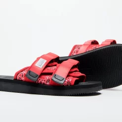 Suicoke - Moto CAB PT02 (Red Paisley) -Boutique de chaussures de sport de plein air Suicoke MOTO Cab PT02 Red Paisley 5