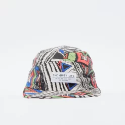 The Quiet Life - Motley 5 Panel Camper Hat (Multi) Made In USA