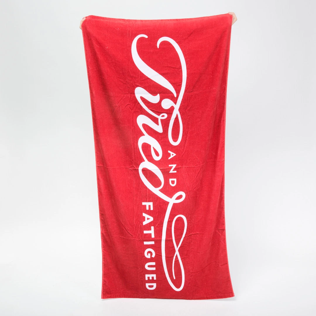Tired Skateboards - Always Towel (Red) 1 Tired Skateboards - Always Towel (Red)