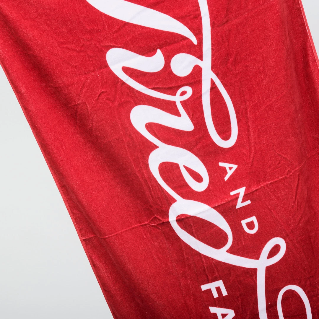 Tired Skateboards - Always Towel (Red) 2 Tired Skateboards - Always Towel (Red) – Image 2