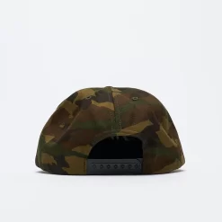 Tired Skateboards - Old Mobil 5 Panel Cap USA (Camo) -Boutique de chaussures de sport de plein air Tired Skateboards Old Mobil 5 panel Cap USA camo 3