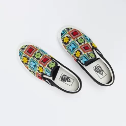 Vans - UA Classic Slip-On 98 DX "Craft" (Multi Black) -Boutique de chaussures de sport de plein air Vans UA Classic Slip On 98 DX Craft Multi Black 6