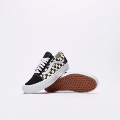 Vans Vault - OG Old Skool LX Checkerboard (Black/White) -Boutique de chaussures de sport de plein air Vans Vault OG Old Skool L Checker Black White 3