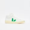Veja - Minotaur Chromefree Leather (White/Emeraud)