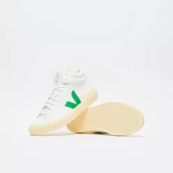 Veja - Minotaur Chromefree Leather (White/Emeraud) -Boutique de chaussures de sport de plein air Veja Minotaur Chromefree Leather White Emeraud 3