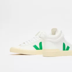 Veja - Minotaur Chromefree Leather (White/Emeraud) -Boutique de chaussures de sport de plein air Veja Minotaur Chromefree Leather White Emeraud 5