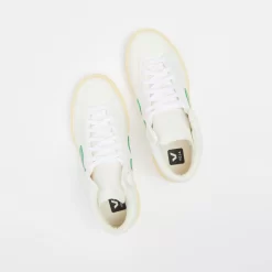 Veja - Minotaur Chromefree Leather (White/Emeraud) -Boutique de chaussures de sport de plein air Veja Minotaur Chromefree Leather White Emeraud 7