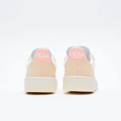 Veja V -10 Alveomesh - White Bellini Almond -Boutique de chaussures de sport de plein air Veja V 10 Alveomesh White Bellini Almond 4