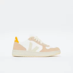 Veja SEE - V -10 Chromefree Leather (White/Sahra/Gold)